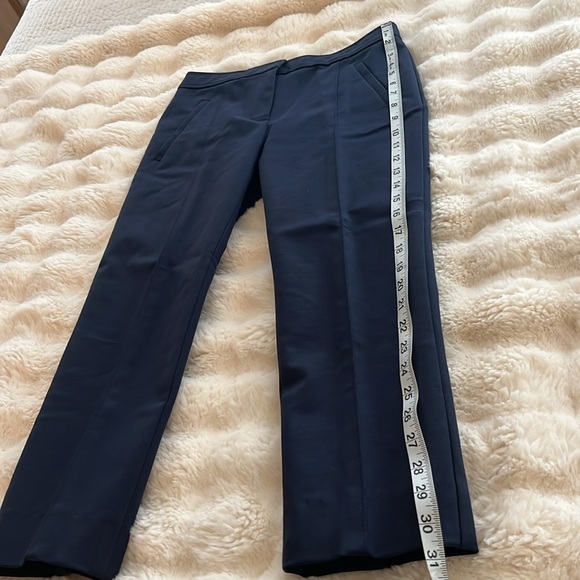 Navy Sea Tory Burch Vanner Cropped Blue Pants size 00 - Picture 15 of 15